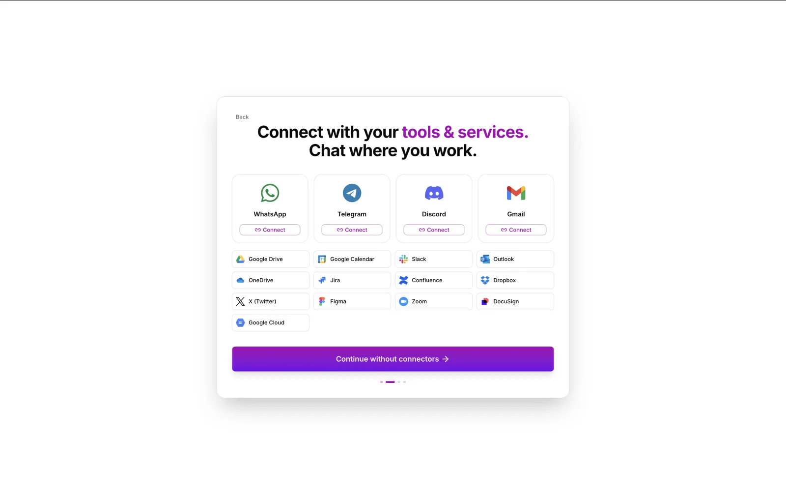 Connect the Apps & Services You Already Use