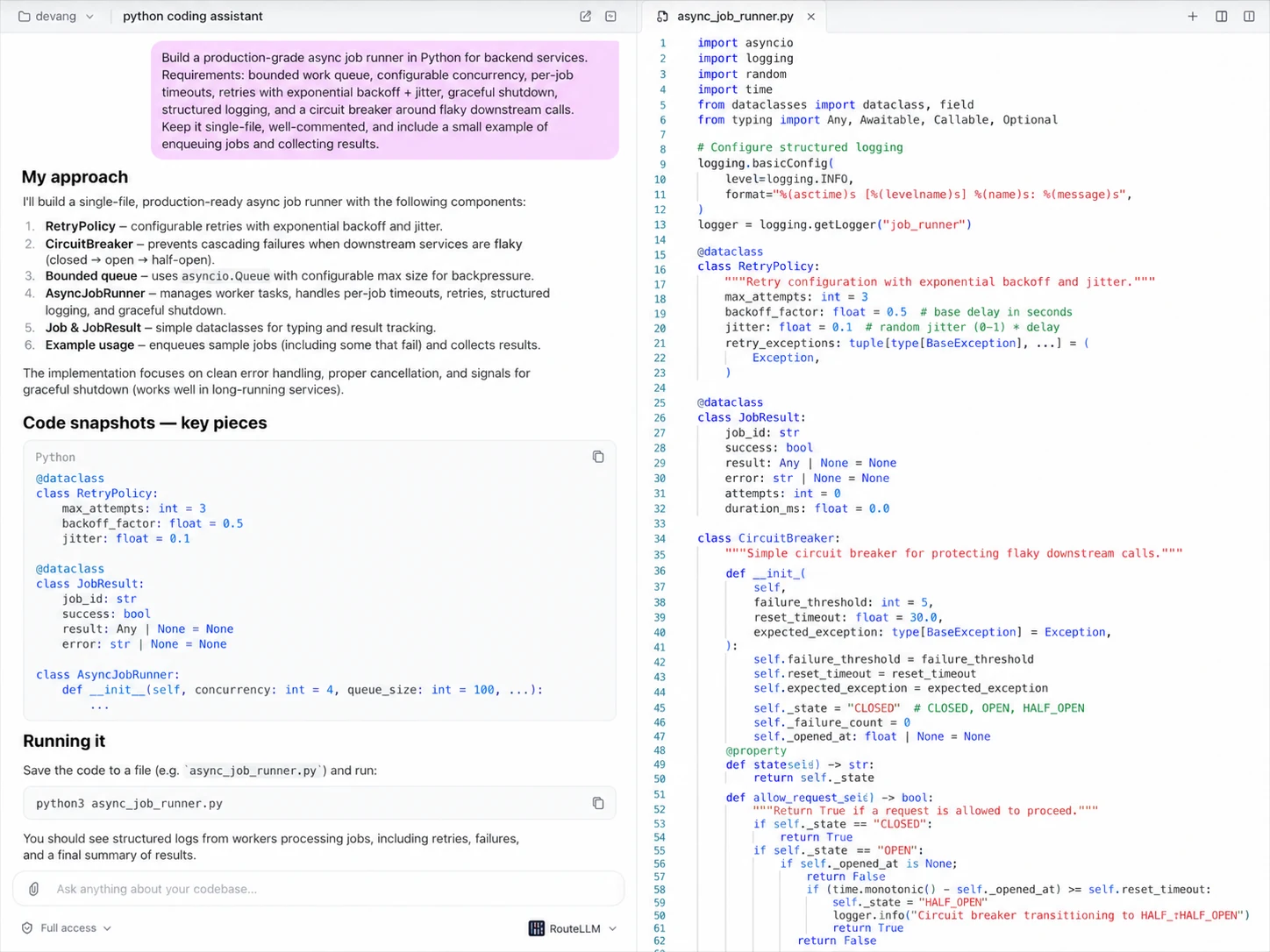 Turn Prompts Into Working Code
