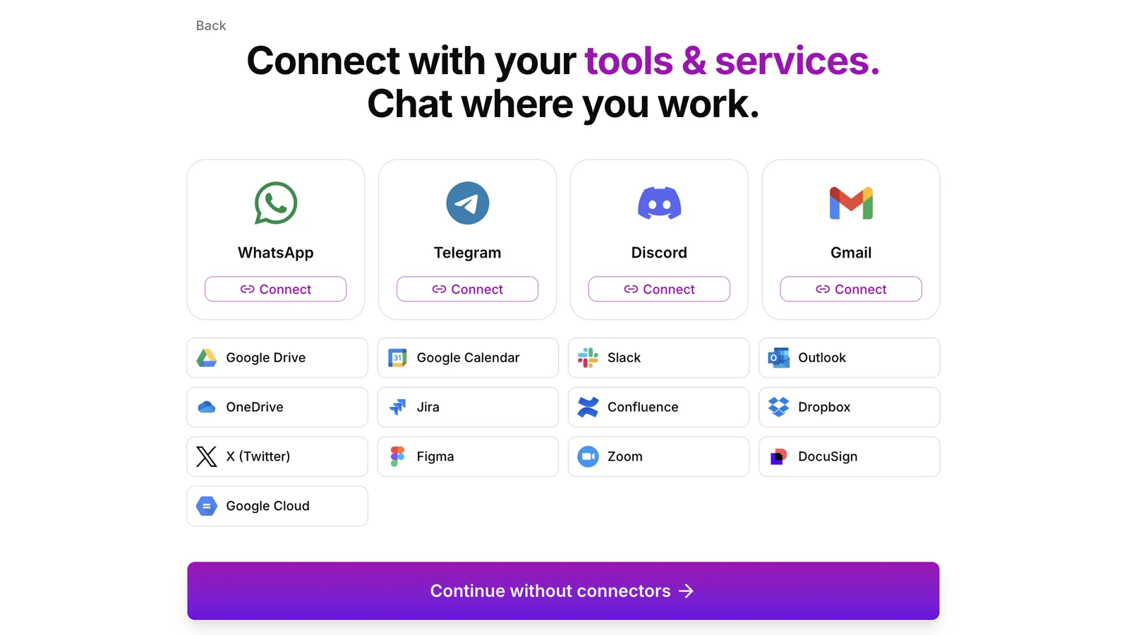 Connect the Apps & Services You Already Use
